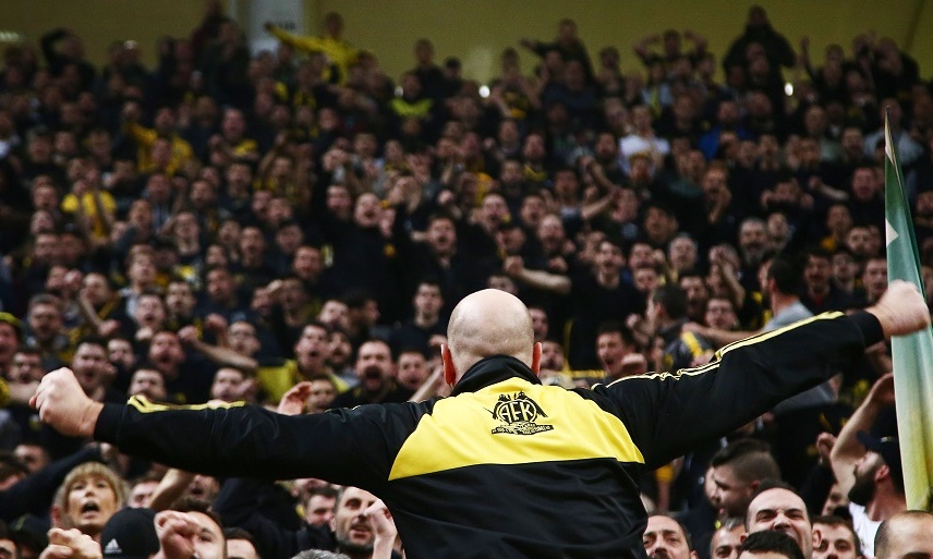 ΑΕΚ-ΠΑΟΚ: Εικόνες από... Final 4 από τον «κιτρινόμαυρο» κόσμο! (video&photos)