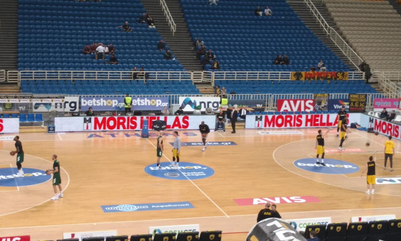 ΑΕΚ-Παναθηναϊκός ΟΠΑΠ: Το «πηγαδάκι» Καλάθη, Λαρεντζάκη πριν το τζάμπολ (video+photos)