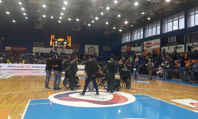 Ο Χολαργός βράβευσε την ομάδα μπάσκετ με αμαξίδιο του Παναθηναϊκού (video)