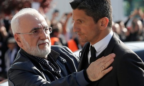 ΠΑΟΚ-ΑΕΚ: Επίσκεψη... έκπληξη και τετ α τετ με Σαββίδη πριν τον τελικό (photos)