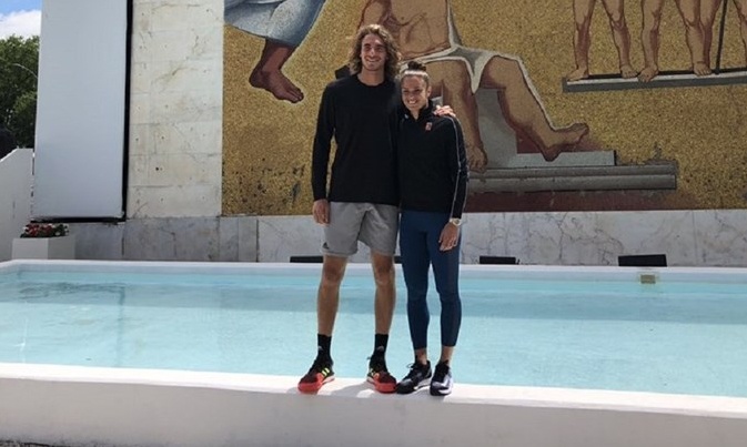 Στα κορτ της Ρώμης Τσιτσιπάς, Σάκκαρη