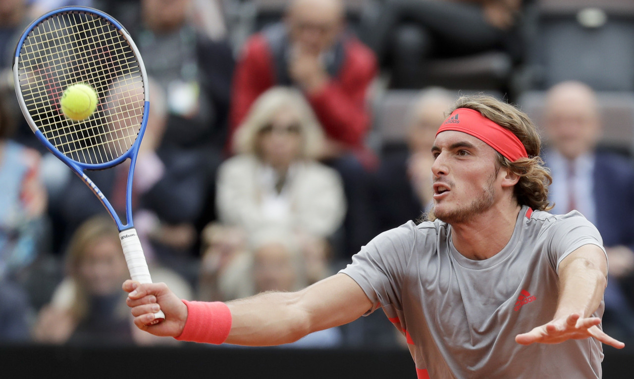 Το πάλεψε στο πρώτο σετ ο Τσιτσιπάς (video)