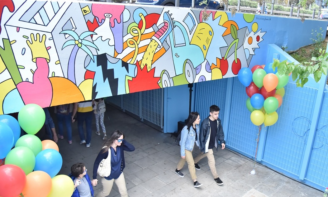 Πώς ο ΟΠΑΠ έβαλε χρώμα και διασκέδαση σε μία υπόγεια διάβαση