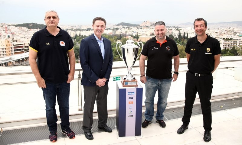 Basket League: Στιγμές από τη συνέντευξη Τύπου των ημιτελικών (photos)