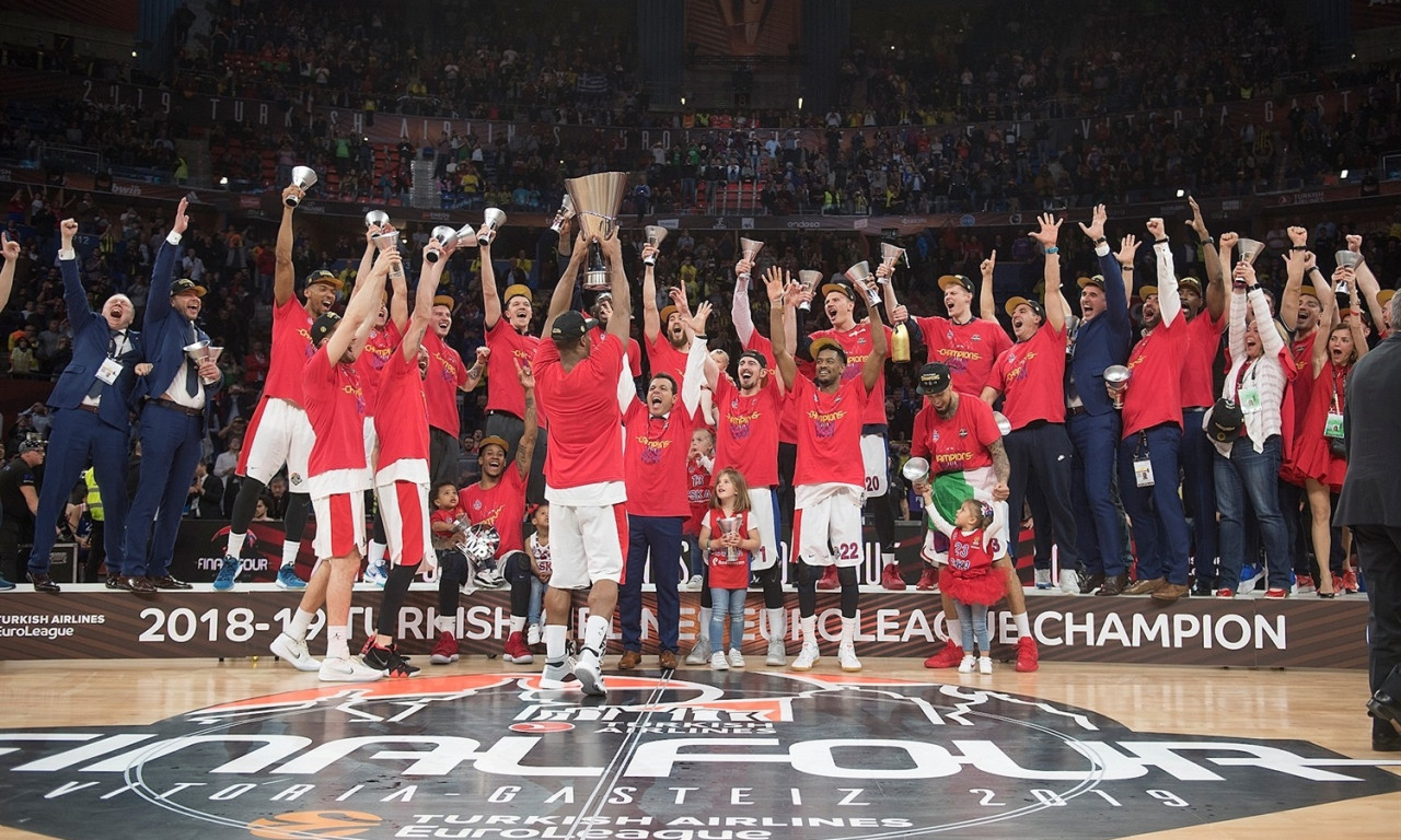 ΤΣΣΚΑ Μόσχας: Βλέπουν τελικό Champions League παρέα με την κούπα της Euroleague! (photo)