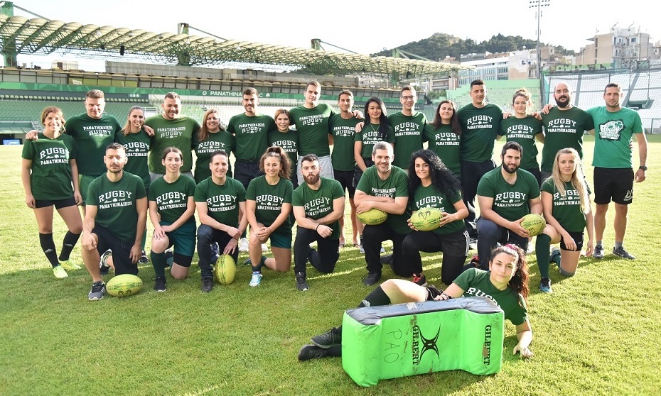 Πρόβα τελικού από το ράγκμπι του Παναθηναϊκού