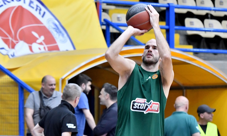 Περιστέρι-Παναθηναϊκός ΟΠΑΠ: Ζεσταίνονται για το τζάμπολ οι δυο ομάδες (photos)