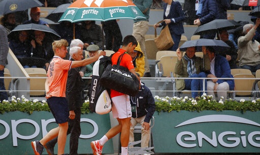 Ρολάν Γκαρός: Η βροχή νίκησε Τζόκοβιτς και Τιμ (photos)