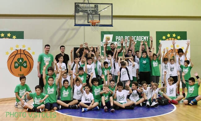 Παναθηναϊκός ΟΠΑΠ: Ο Νίκος Παππάς στο summer camp της PAO BC Academy (photos)
