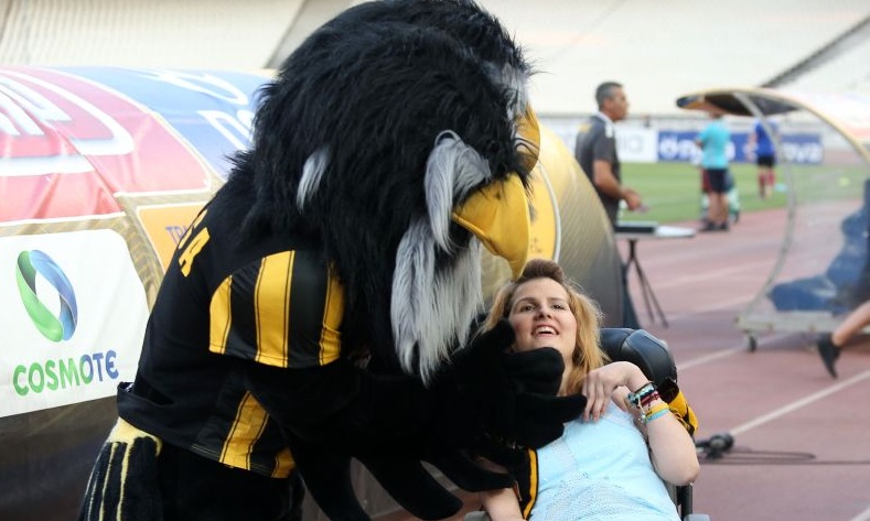 ΑΕΚ – Μπασάκσεχιρ: Στο ΟΑΚΑ και η Μυρτώ (photos)