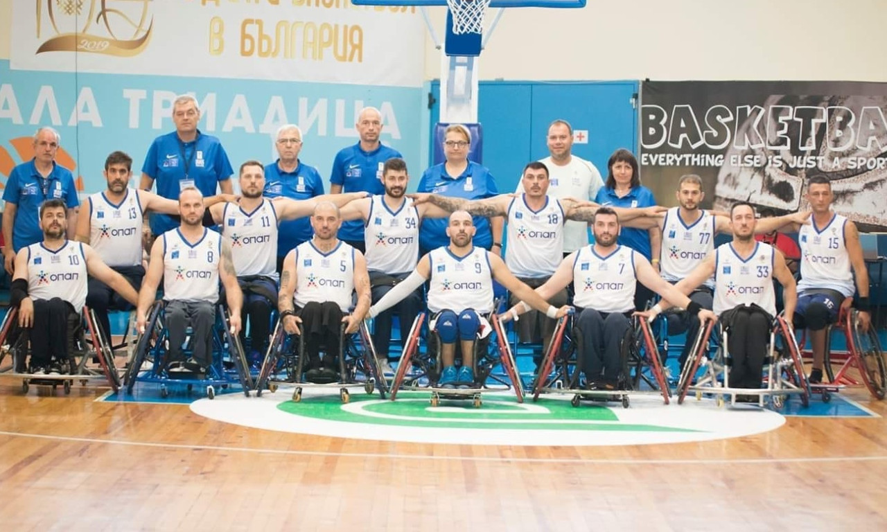 «Χρυσή» η Εθνική Ομάδα Καλαθοσφαίρισης με Αμαξίδιο με την υποστήριξη του ΟΠΑΠ