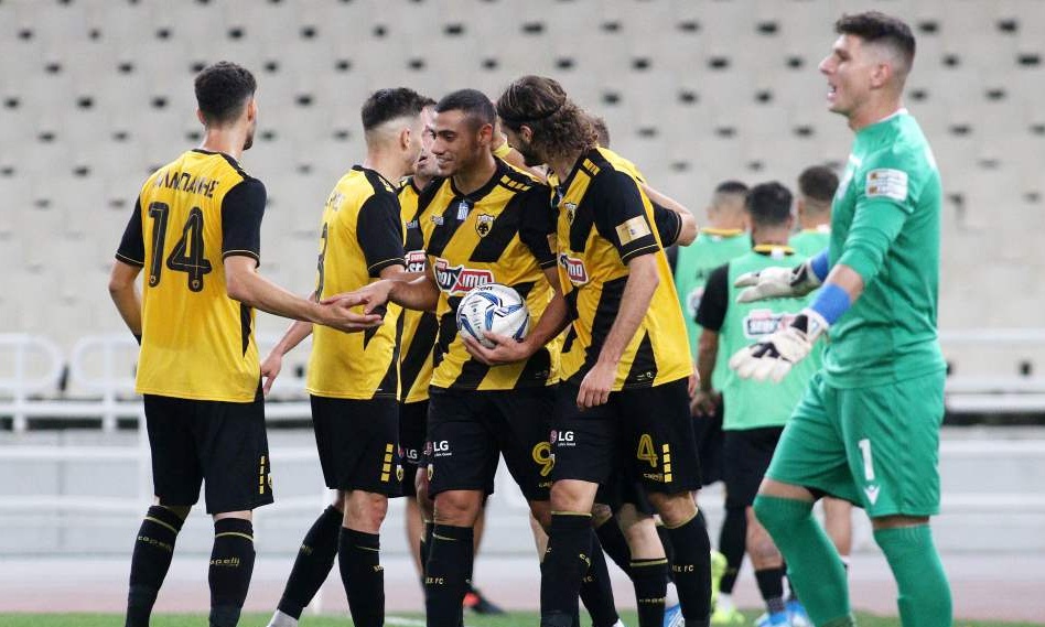 Το 2-0 της ΑΕΚ επί της Λαμίας στο ημίχρονο (videos)