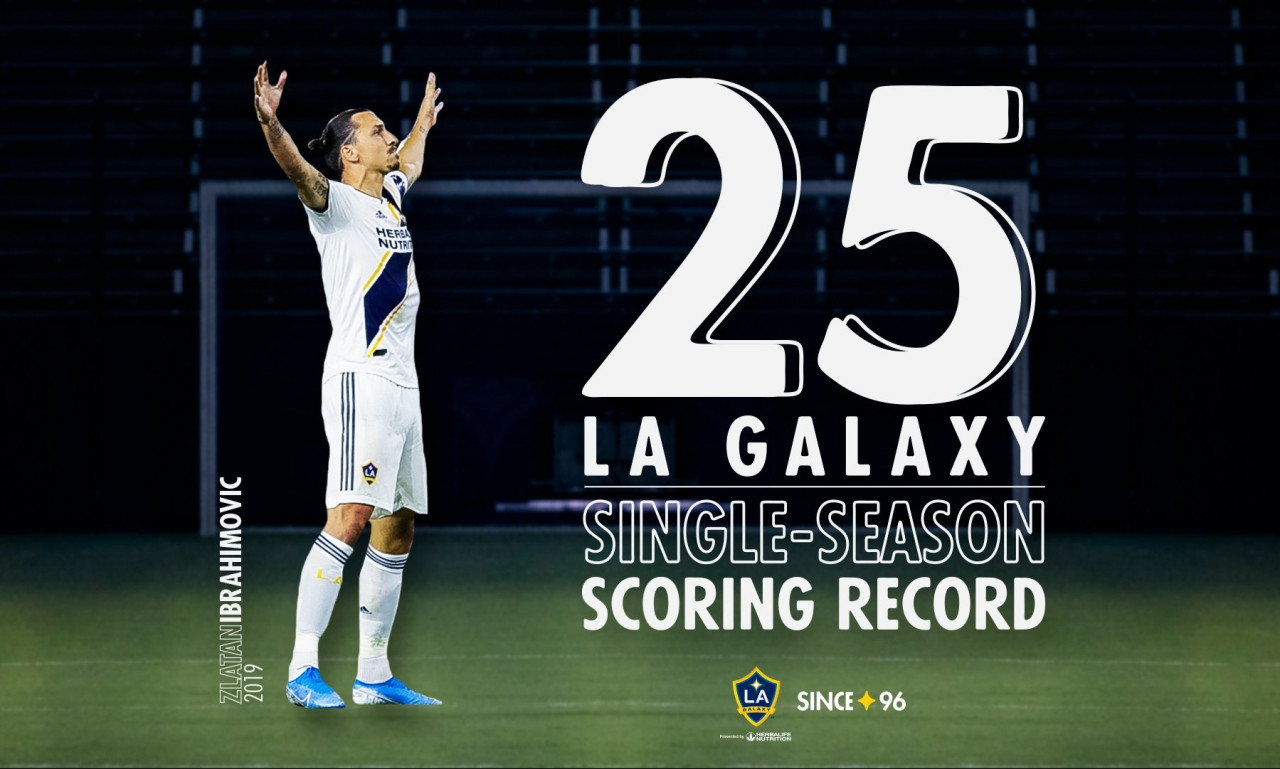 Λος Άντζελες Γκάλαξι: Εξωπραγματικό ρεκόρ από τον Ζλάταν (photos+videos)