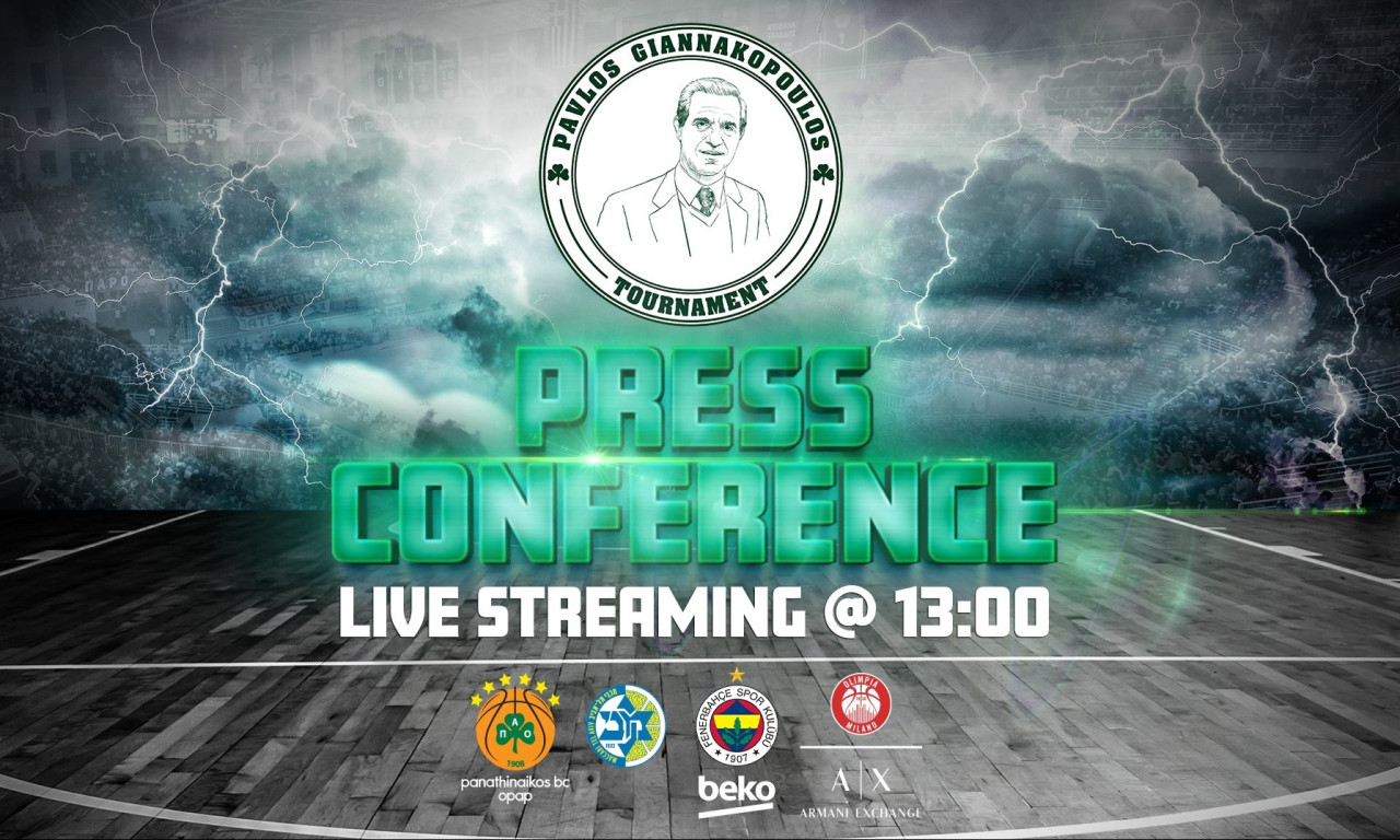 Live Streaming η συνέντευξη Τύπου για το τουρνουά Παύλος Γιαννακόπουλος