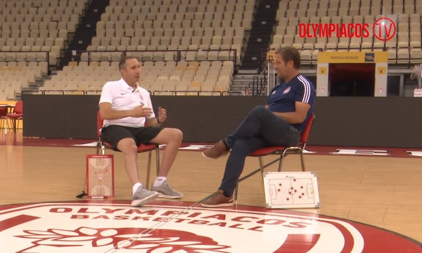 Ολυμπιακός: Η ξεχωριστή συζήτηση Μπλατ-Μαρτίνς (videos+photos)