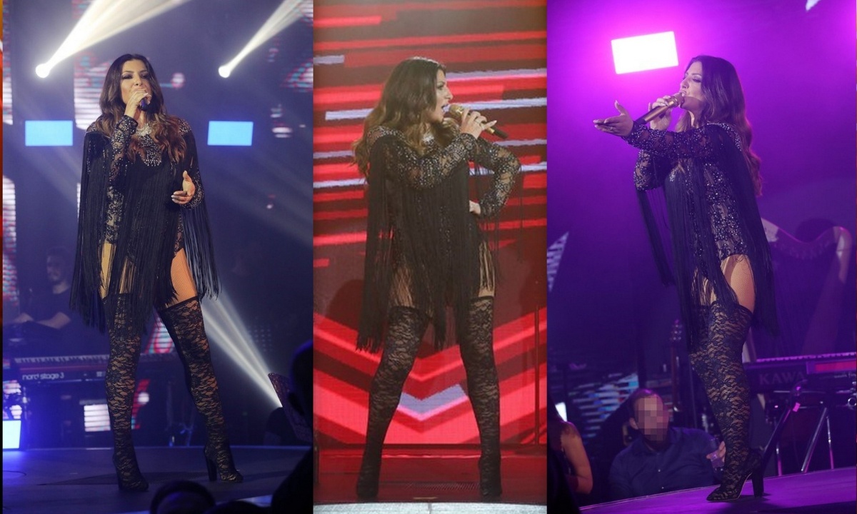 Έλενα Παπαρίζου: Θα μείνετε άφωνοι με τις δαντελένιες over knee μπότες της (Photos)