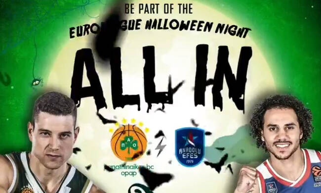 Halloween night στο ΟΑΚΑ και το Παναθηναϊκός – Εφές! (video)