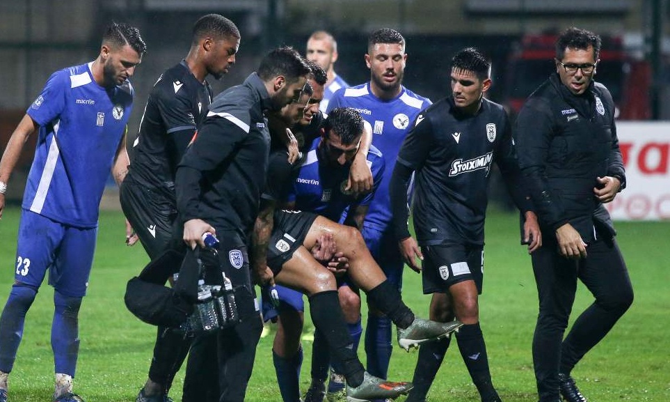 ΠΑΟΚ: «Πάγωσαν» με Ζαμπά στη Δράμα - Η στιγμή του τραυματισμού του (video&photos)