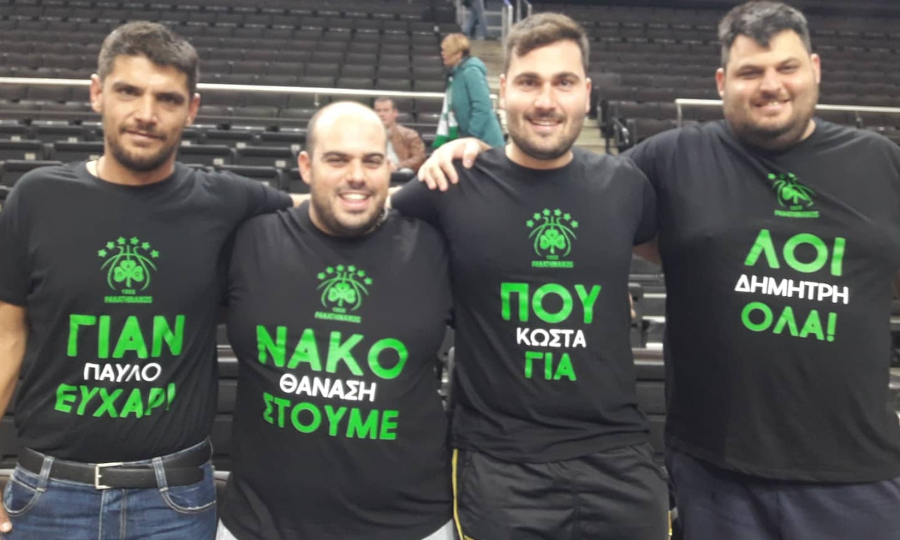 Το «ευχαριστώ» στην οικογένεια Γιαννακόπουλου από φίλους του Παναθηναϊκού στο Κάουνας (video+photos)