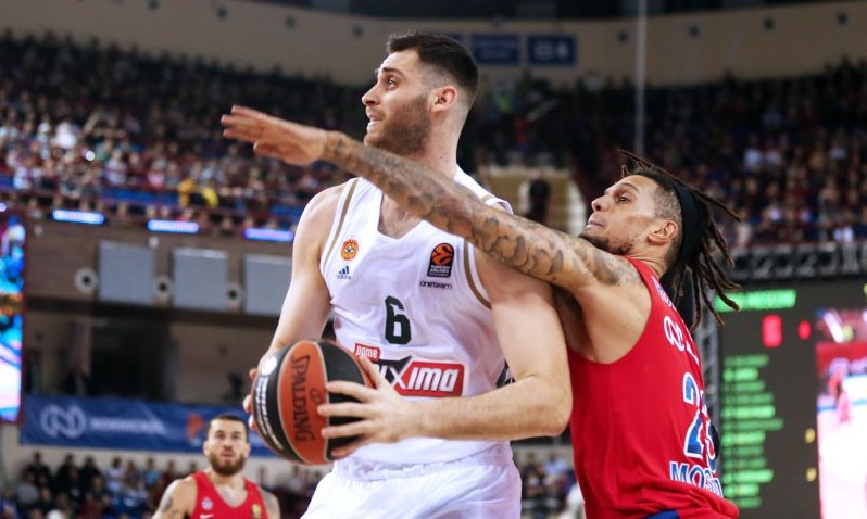 ΤΣΣΚΑ Μόσχας – Παναθηναϊκός ΟΠΑΠ: Θεαματικό «stop» του Παπαγιάννη στον Τζέιμς (video)