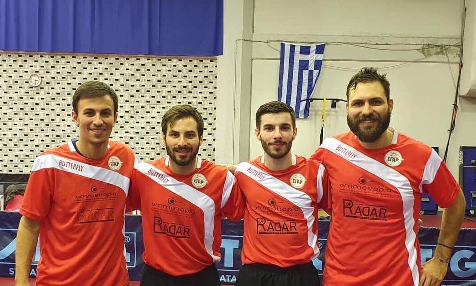 Πινγκ πονγκ: Αύξησε το απόλυτο το Ρέθυμνο, αγκαλιάζει τον τίτλο στην Α2 ανδρών