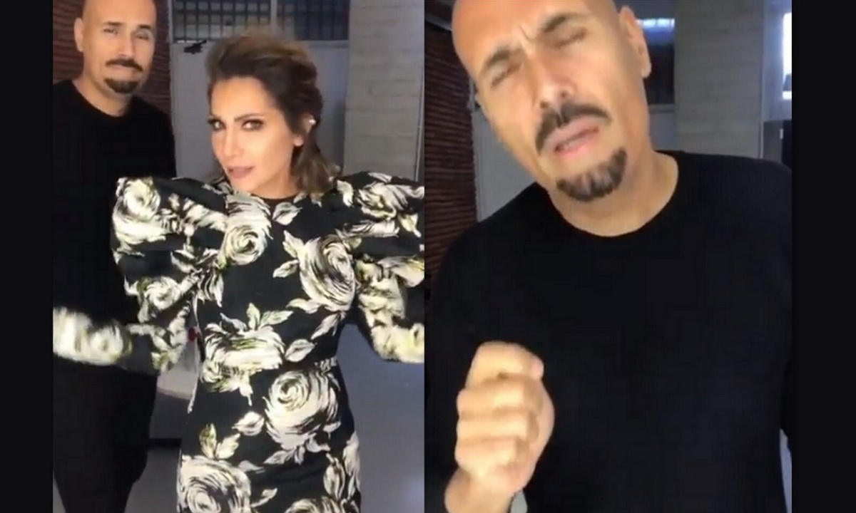 Ο Σκουλός... εκτέλεσε το τραγούδι της Βανδή παρουσία της! Φαντάζεστε την αντίδρασή της; (vid+pics)