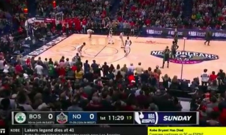 Κόμπι Μπράιαντ: Σέλτικς και Πέλικανς έκαναν παράβαση 24'' (video)