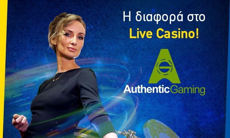 H betshop.gr έφερε την Authentic Gaming και σε... βάζει σε πραγματικές αίθουσες casino!