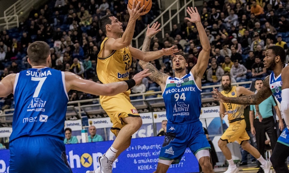 ΑΕΚ-Ανβίλ 83-72: Νίκησε και ετοιμάζεται για τους «16»