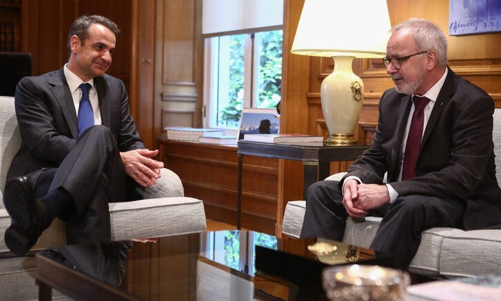 Μητσοτάκης στον πρόεδρο της ΕΤΕπ: Έχουμε φιλόδοξα σχέδια για το 2020