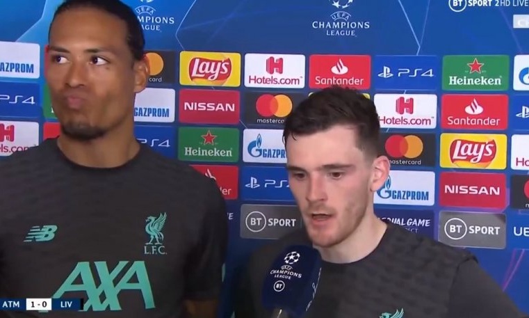 Ρόμπερτσον: «Ας έρθουν στο Άνφιλντ»! (video)