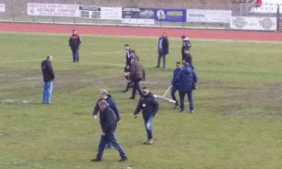 Γ’ Εθνική: Αναβολή αγώνα λόγω ακαταλληλότητας του γηπέδου