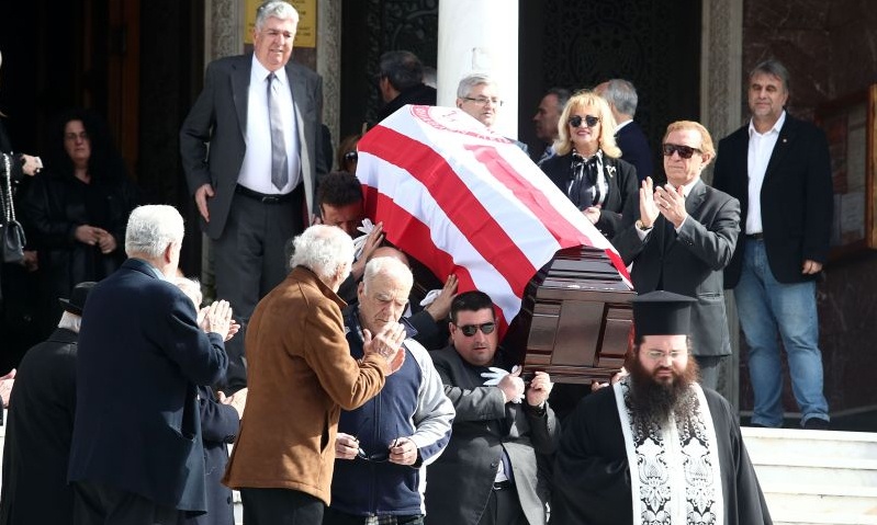 Ολυμπιακός: Το τελευταίο αντίο στον Λεωνίδα Θεοδωρακάκη (photos)
