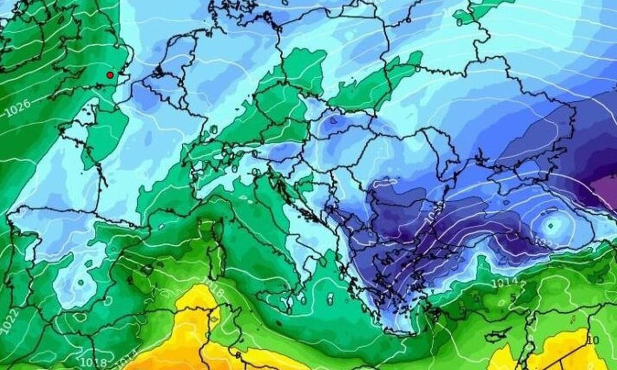 Καιρός: Προσοχή! Ερχεται ψυχρή εισβολή και κακοκαιρία με καταιγίδες και χιόνια! Καρέ καρέ η εξέλιξη