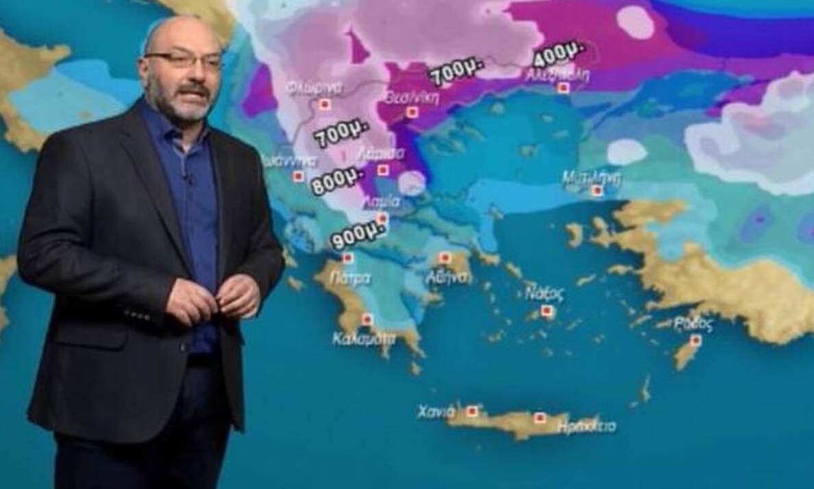 Καιρός: Ερχεται κακοκαιρία με χιόνια σε χαμηλά υψόμετρα την Κυριακή! Η ενημέρωση του Αρναούτογλου