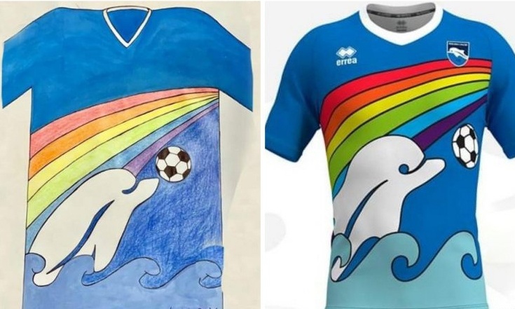 Συγκινητικό: Ομάδα στην Ιταλία θα φορέσει φανέλα που σχεδίασε 6χρονο αγοράκι!