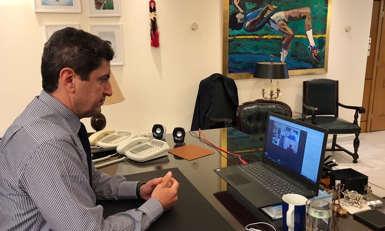 Τηλεδιάσκεψη Αυγενάκη με τη Super League 2,  Football League