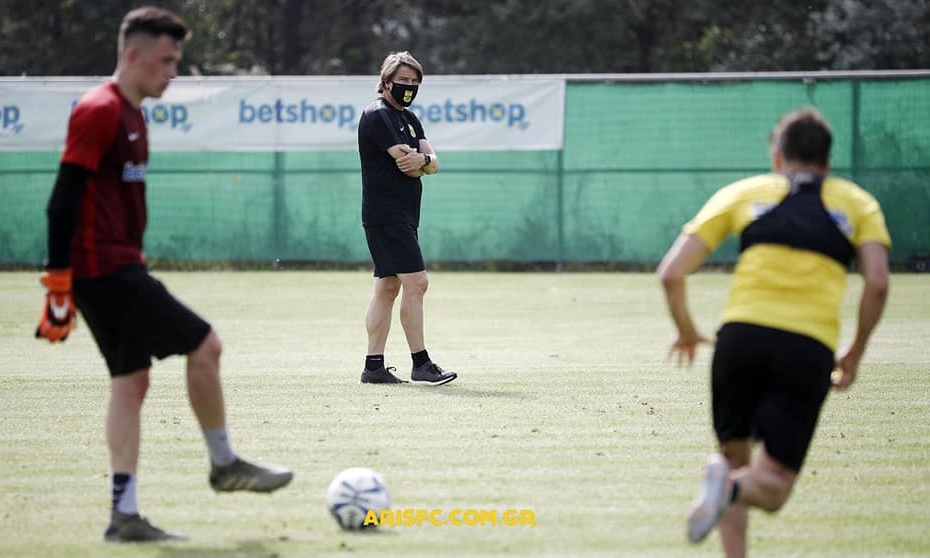 Επέστρεψε ο Άρης: Πρώτη ομαδική με μάσκες και αποστάσεις (photos)
