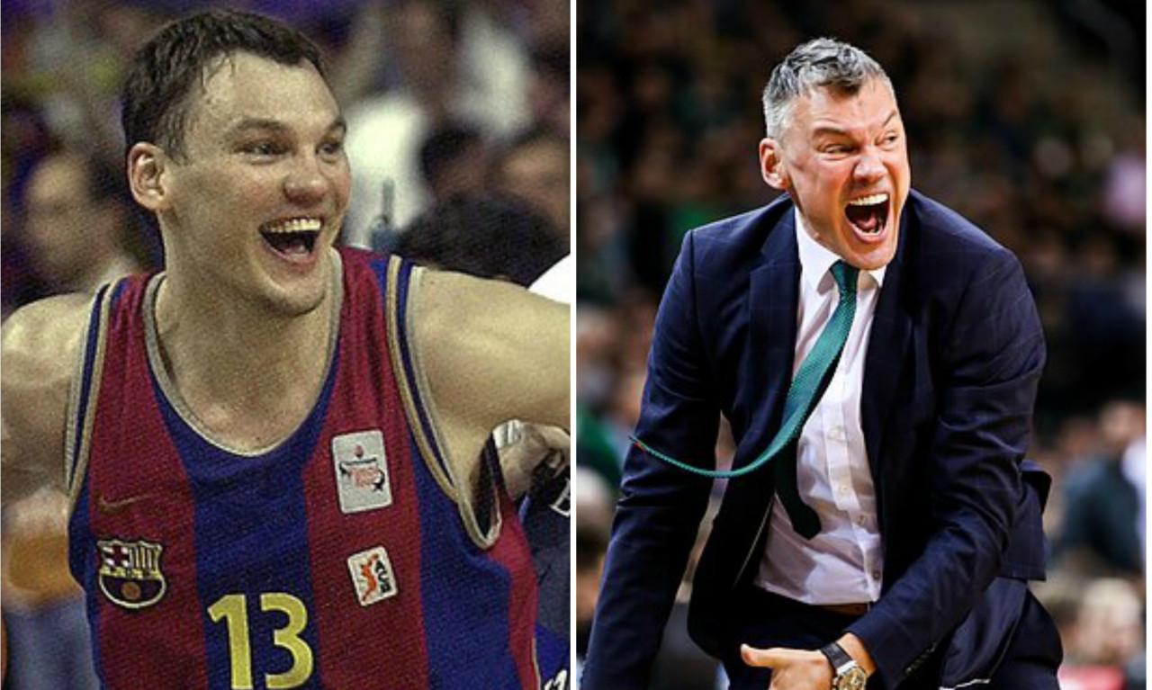 Ο παίκτης Σαρούνας, ο κόουτς Γιασικεβίτσιους (video+photos)