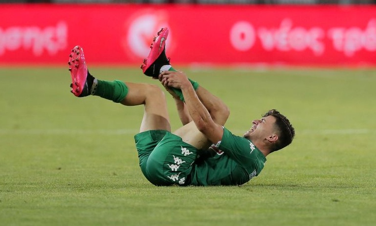 ΠΑΟΚ – Παναθηναϊκός: Βαρύ διάστρεμμα ο Χατζηθεοδωρίδης (photos)