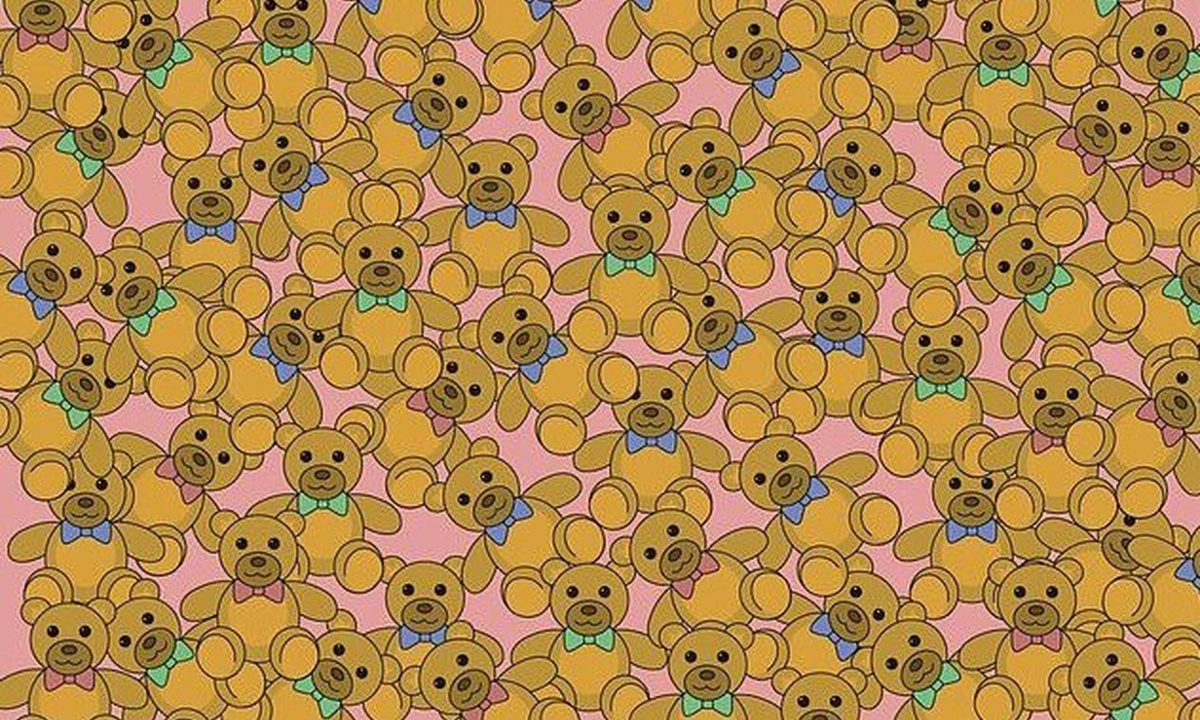 Η viral σπαζοκεφαλιά - Μπορείς να βρεις το αρκουδάκι χωρίς παπιγιόν; (photos)