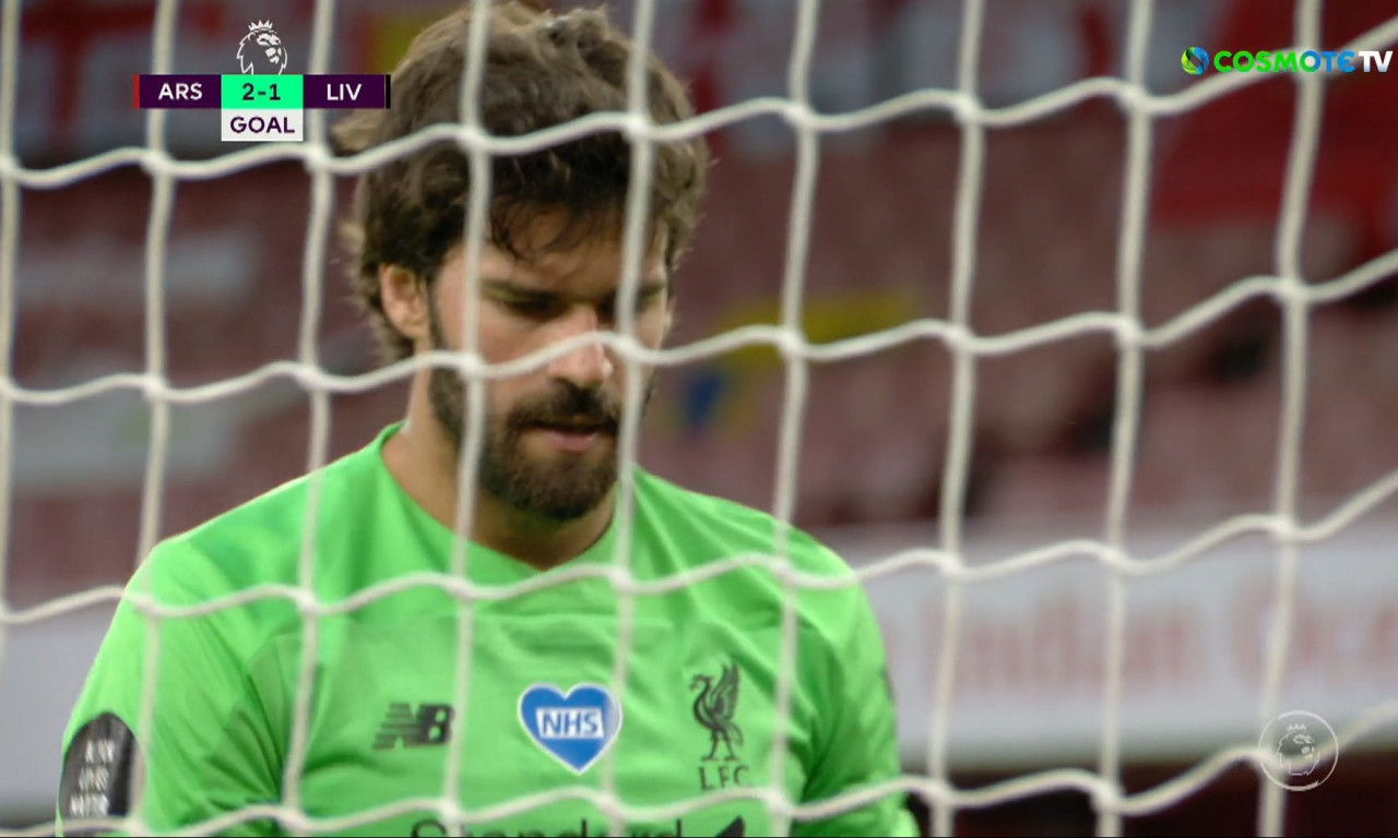 Άρσεναλ-Λίβερπουλ: Τη «σκυτάλη» ο Άλισον και προβάδισμα για τους «κανονιέρηδες» (video)