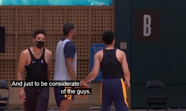 Ο κορονοϊός έφερε... προπονήσεις με μάσκα στο ΝΒΑ!