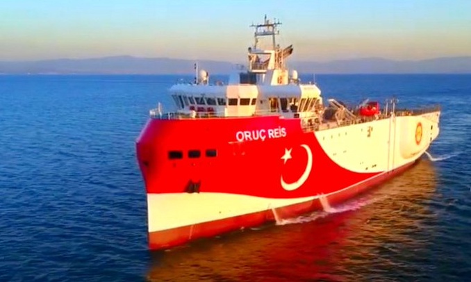 Oruc Reis: Οι Τούρκοι ανακοίνωσαν ότι άρχισε σεισμικές έρευνες
