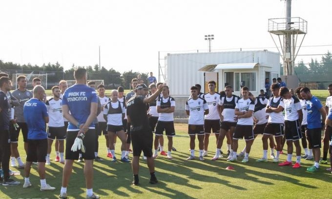 ΠΑΟΚ: Η «ασπρόμαυρη» πρώτη προπόνηση (video)