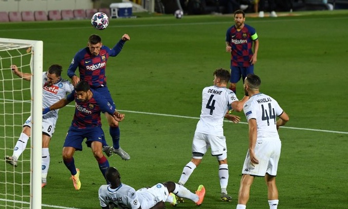 Μπαρτσελόνα-Νάπολι: Δοκάρι ο Μέρτενς, γκολ ο Λενγκλέ (videos+photos)