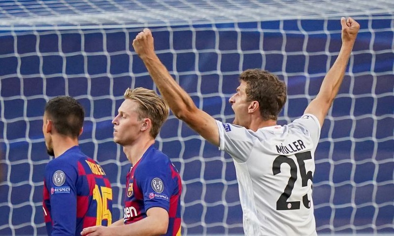 «Καταιγίδα» η Μπάγερν, συντρίβει τη Μπαρτσελόνα! (videos+photos)