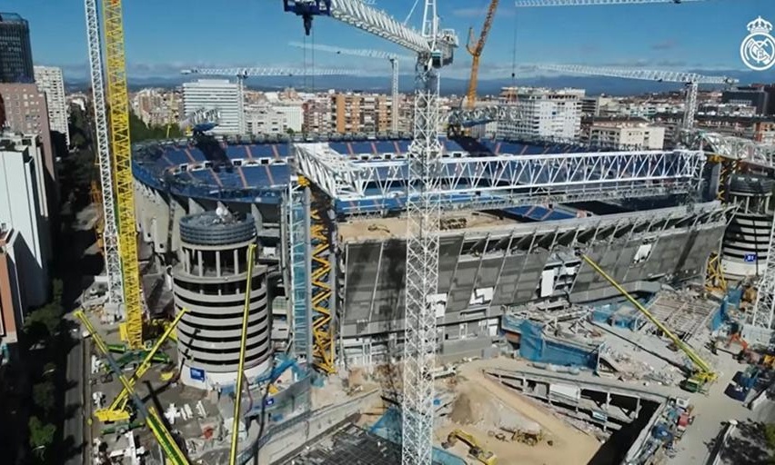 Ρεάλ Μαδρίτης: Συνεχίζεται η ανακαίνιση του «Σαντιάγκο Μπερναμπέου» (photos+video)