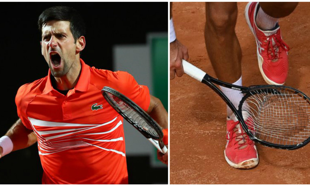 Τζόκοβιτς: «Δεν είναι η πρώτη, ούτε η τελευταία ρακέτα που θα σπάσω στην καριέρα μου»!