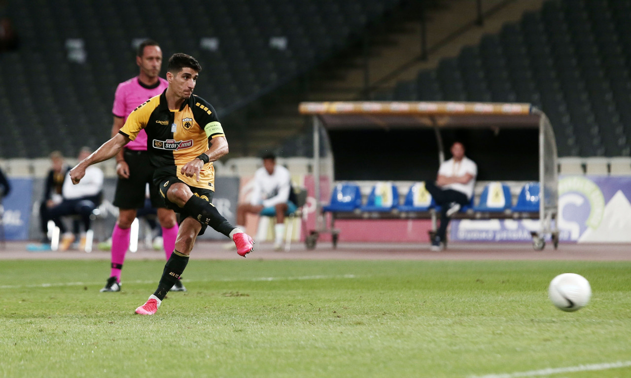 ΑΕΚ - Βόλφσμπουργκ: Το χαμένο πέναλτι του Μάνταλου (photos+video)